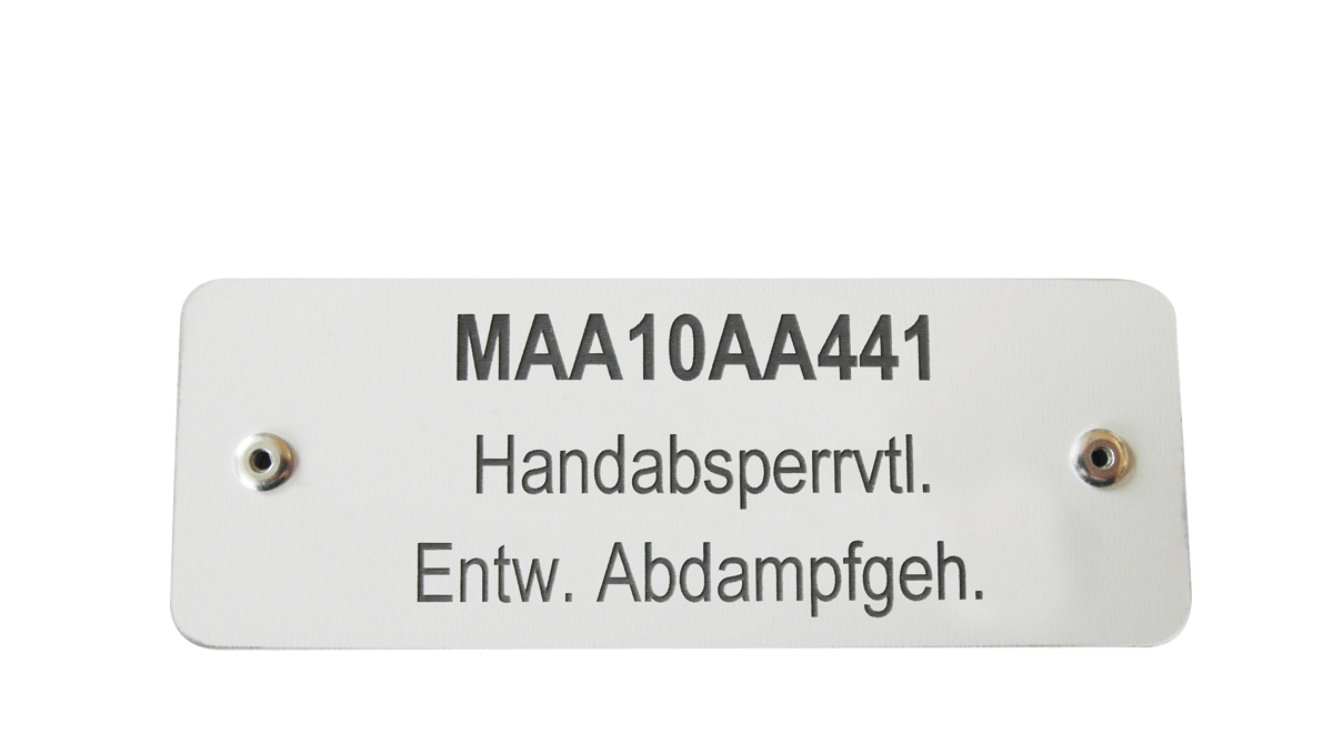 Lézergravírozott műanyag táblák Lézergravírozott műanyag táblák